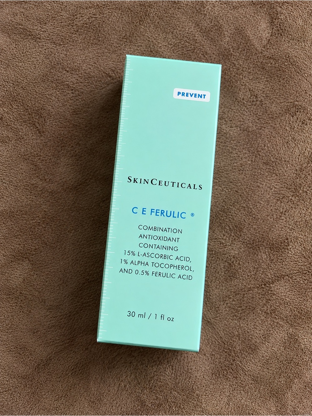 SkinCeuticals Mint Green C E Ferulic Antioxidant Serum Box